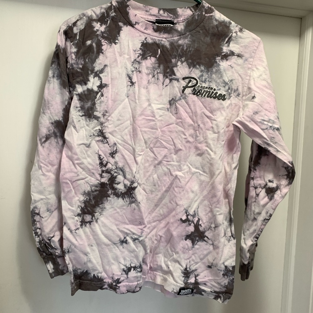 Broken Promises tiedye long sleeve